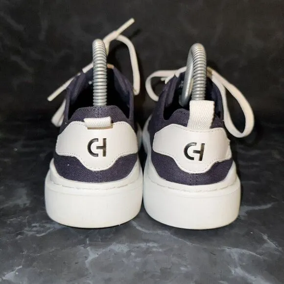 Cole Haan Grandpro Rally Canvas Court Sneakers Marine Blue Women’s Size 7B