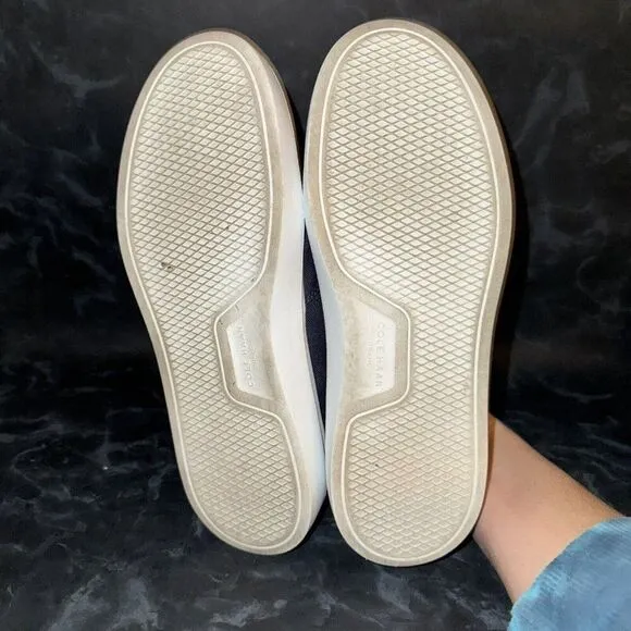 Cole Haan Grandpro Rally Canvas Court Sneakers Marine Blue Women’s Size 7B