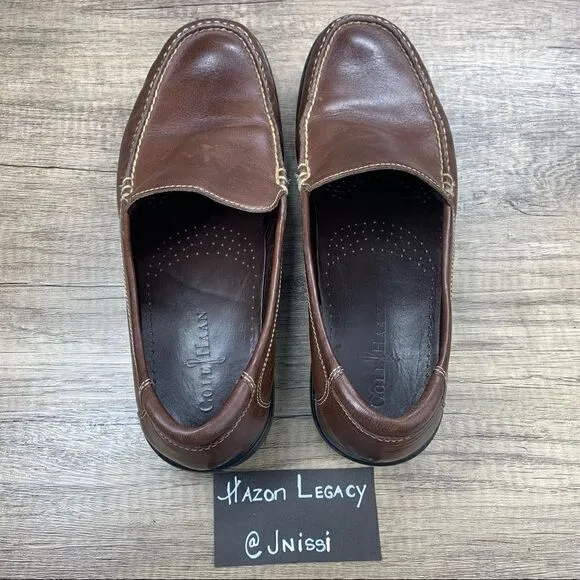 Cole Haan~”Keating Venetian II”~Men’s~Slip On Loafers~Chestnut~(C11404) Size 9M