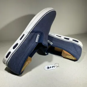 Columbia Shoes Mens 10,5 Navy Blue Canvas Comfort Walking Sneakers Vulc N Vent