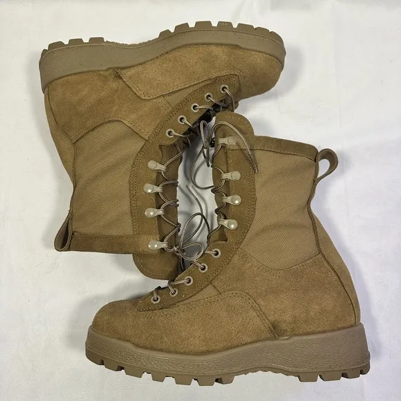 Combat Boots McRae Military Desert Suede Gore-Tex Lining Vibram Sole Mens 6.5W