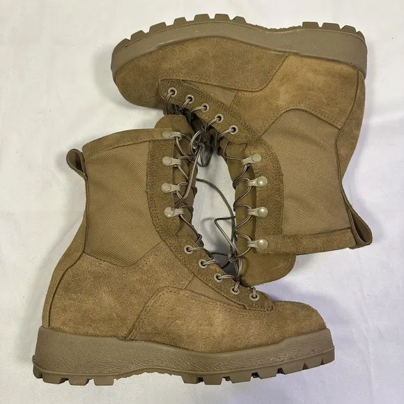 Combat Boots McRae Military Desert Suede Gore-Tex Lining Vibram Sole Mens 6.5W