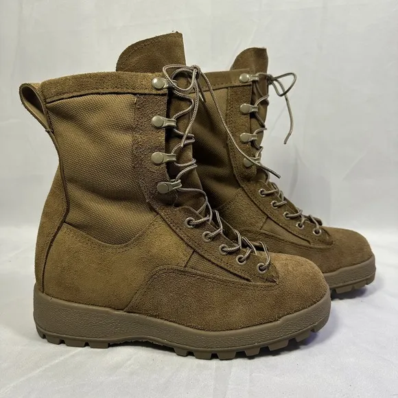 Combat Boots McRae Military Desert Suede Gore-Tex Lining Vibram Sole Mens 6.5W