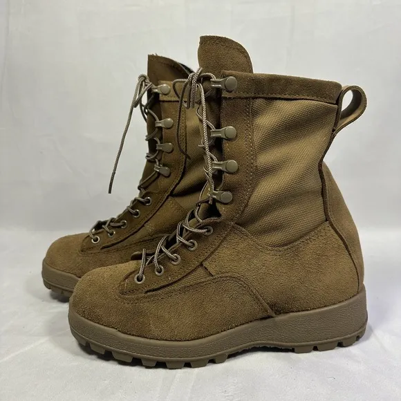 Combat Boots McRae Military Desert Suede Gore-Tex Lining Vibram Sole Mens 6.5W