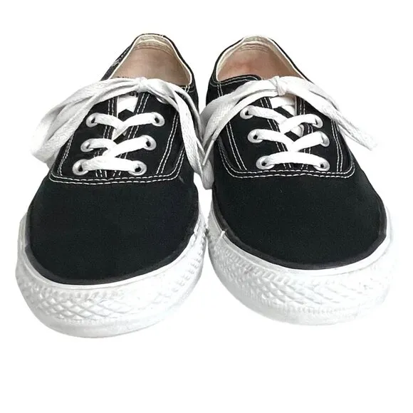 Converse All Star Black &amp; White Canvas Low-Top CVO Ox Unisex Sneakers Size 11