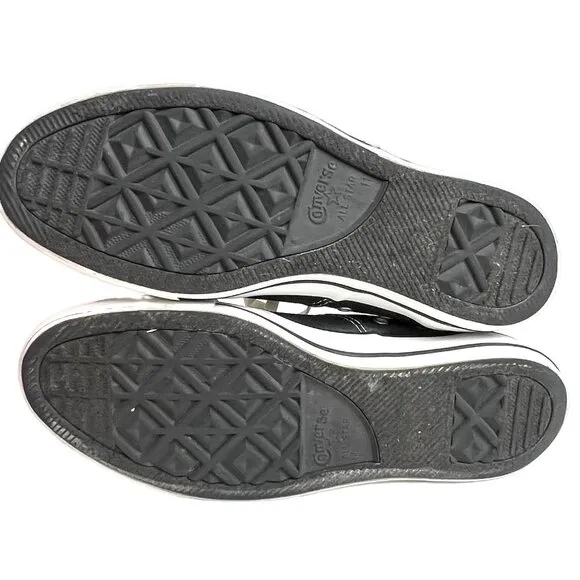 Converse All Star Black &amp; White Canvas Low-Top CVO Ox Unisex Sneakers Size 11