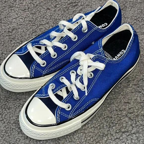 CONVERSE ALL-STAR CHUCK TAYLOR 70 &quot;By You&quot; Custom 2 Tone Canvas Sneakers - M4 W6