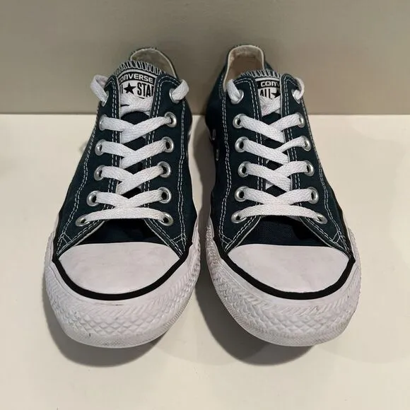 Converse All Star Chuck Taylor Mens 6‎ Women 8 157647F Dark Teal Canvas Sneakers