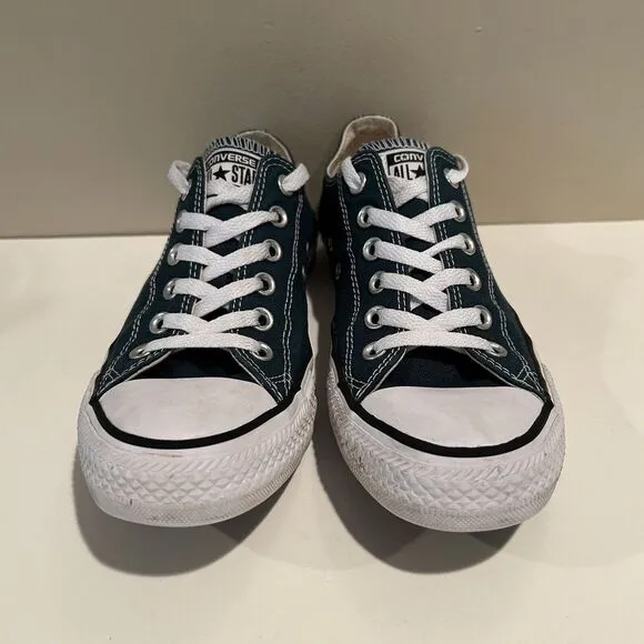 Converse All Star Chuck Taylor Mens 6‎ Women 8 157647F Dark Teal Canvas Sneakers