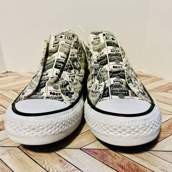 Converse Andy Warhol Sneakers M 4.5 W 6.5 Pop Art Edition Campbell Soup Black