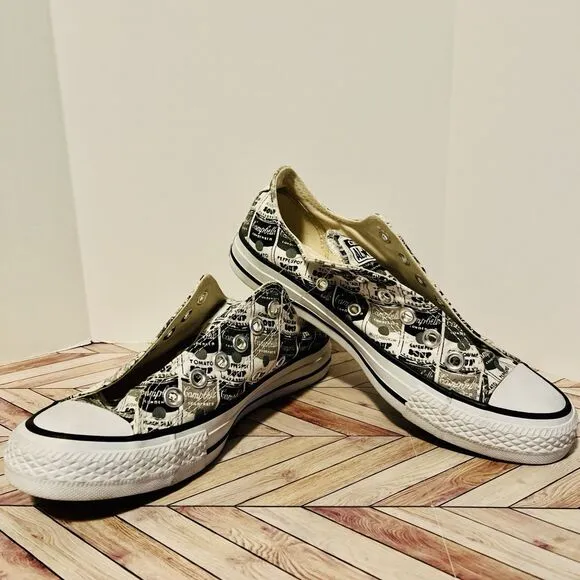 Converse Andy Warhol Sneakers M 4.5 W 6.5 Pop Art Edition Campbell Soup Black