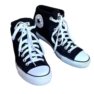Converse Black and White High Street Sneakers Women's 10.5 Men's 8.5