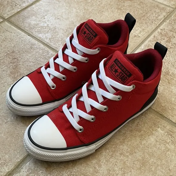Converse Boys CTAS Ollie Mid Canvas Sneakers