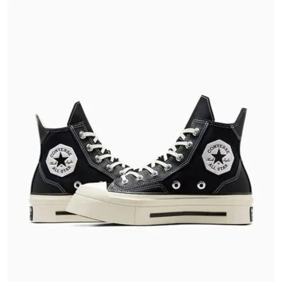 Converse Chuck 70 De Luxe Squared in Black Egret 10.5 Mens New with Box