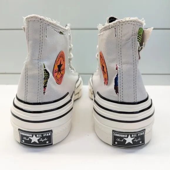 Converse Chuck 70 Hacked Heel High Tear Away Light Bone Casual Smile Sneakers