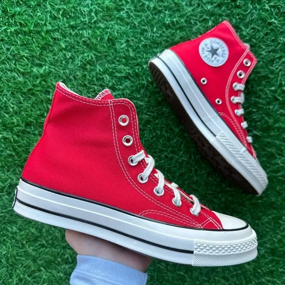 💝Converse Chuck 70 Hi Enamel Red