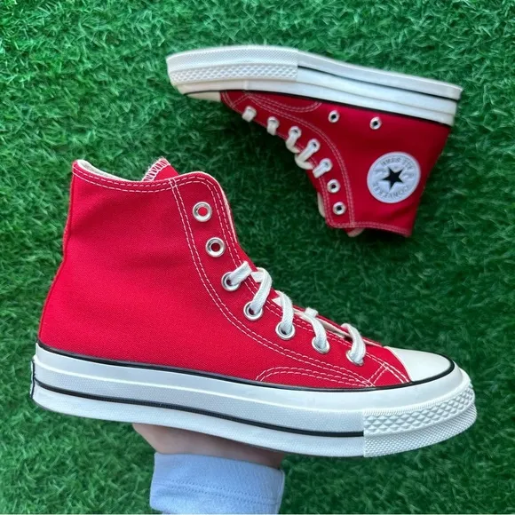 💝Converse Chuck 70 Hi Enamel Red