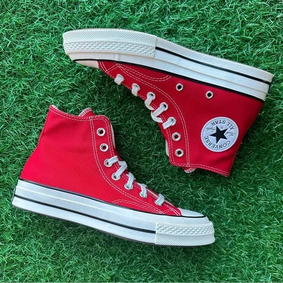 💝Converse Chuck 70 Hi Enamel Red