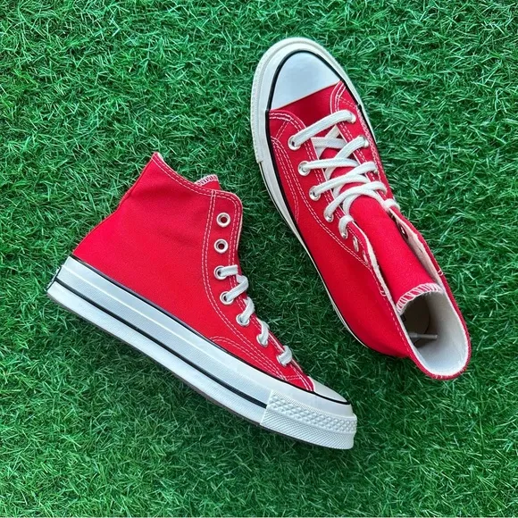 💝Converse Chuck 70 Hi Enamel Red