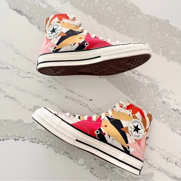 Converse Chuck 70 High Vintage Floral Sneakers