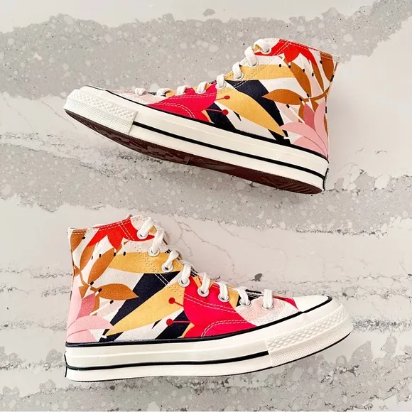 Converse Chuck 70 High Vintage Floral Sneakers