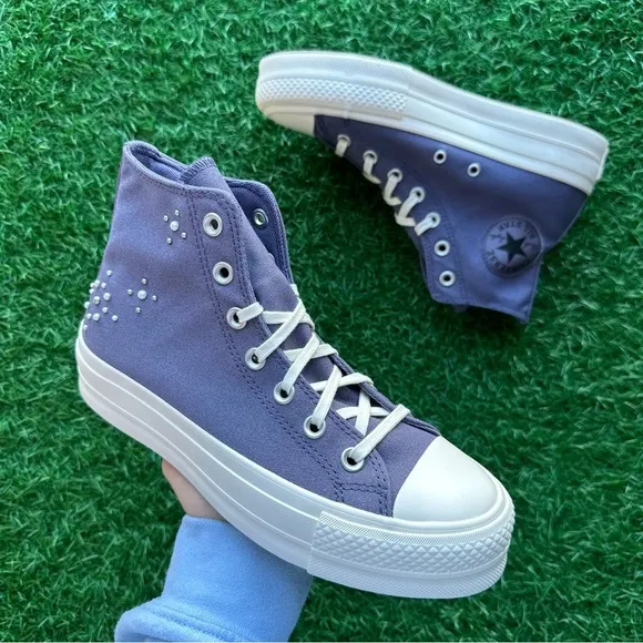 💝Converse Chuck Taylor All Star Ctas Lift Hi Lavender Ashe