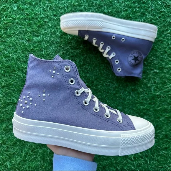 💝Converse Chuck Taylor All Star Ctas Lift Hi Lavender Ashe