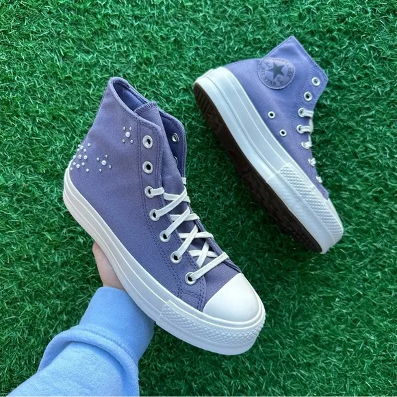 💝Converse Chuck Taylor All Star Ctas Lift Hi Lavender Ashe