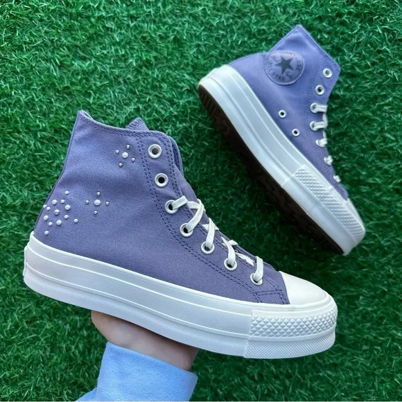 💝Converse Chuck Taylor All Star Ctas Lift Hi Lavender Ashe