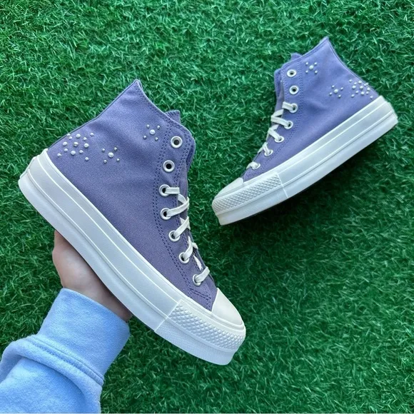 💝Converse Chuck Taylor All Star Ctas Lift Hi Lavender Ashe