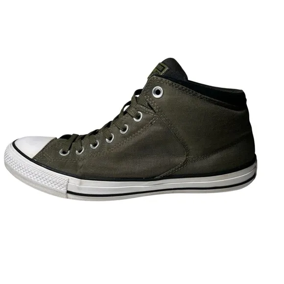 Converse Chuck Taylor All Star High Street Olive Green/Black Shoes- Mens 9.5