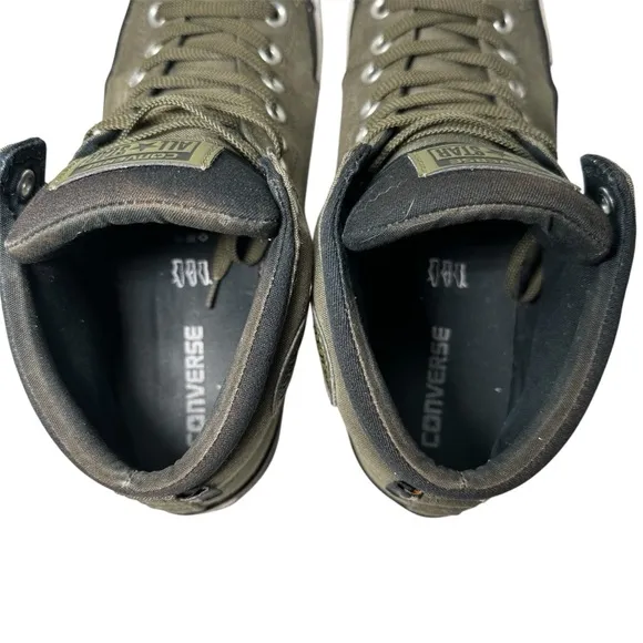 Converse Chuck Taylor All Star High Street Olive Green/Black Shoes- Mens 9.5