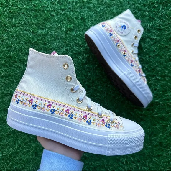 🎁Converse Chuck Taylor All Star Lift Hi Floral