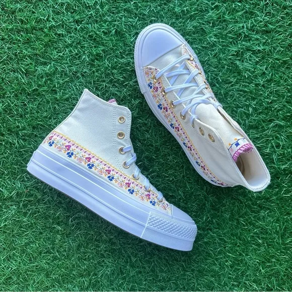 🎁Converse Chuck Taylor All Star Lift Hi Floral