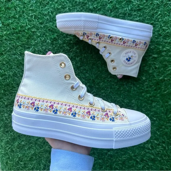 🎁Converse Chuck Taylor All Star Lift Hi Floral