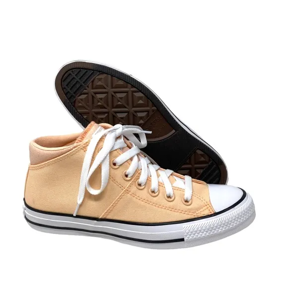 Converse Chuck Taylor All Star Madison Mid Sneakers Women's Coral Canvas A05002F