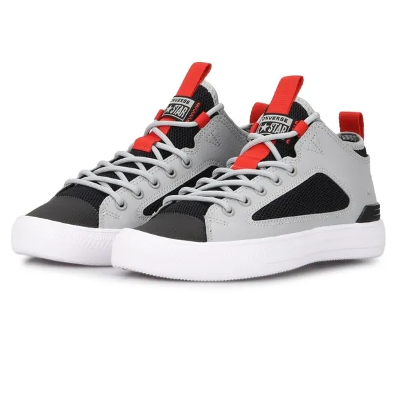 Converse Chuck Taylor All Star Ultra OX Unisex Gray/Black/Red Shoe/Sneaker | NEW
