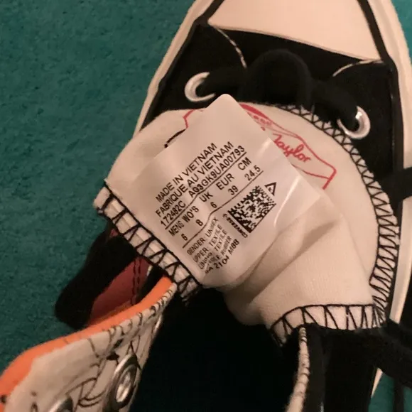 CONVERSE CHUCK TAYLOR  SPACE JAM LEBRON JAMES HIGH TOP SNEAKERS Sz M6/W 8
