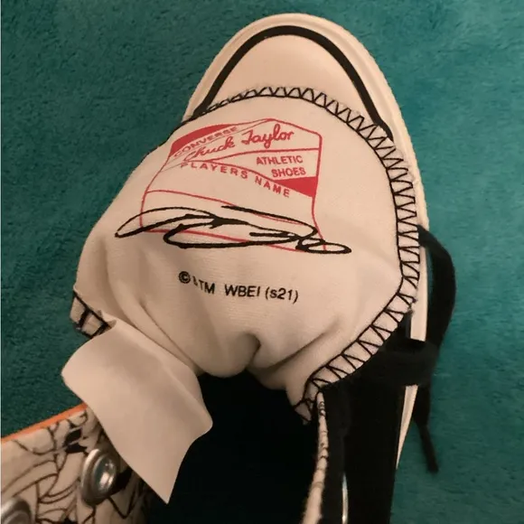 CONVERSE CHUCK TAYLOR  SPACE JAM LEBRON JAMES HIGH TOP SNEAKERS Sz M6/W 8