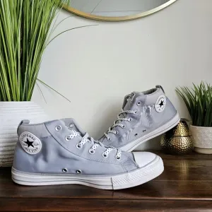 Converse Chuck Taylor Street Mid Casual Sneakers from Finish Line Gray M 10/W 12