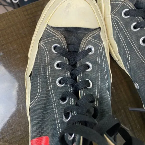 Converse Comme des Garcons Play High Canvas Sneakers Men's 10