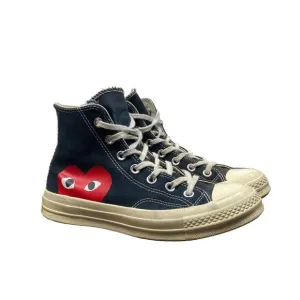 Converse Comme des Garcons Play High Canvas Sneakers Women's 7 Men's 5