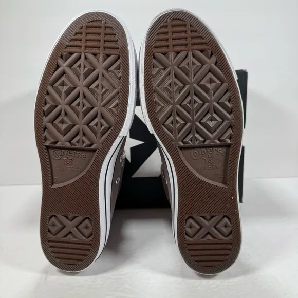 Converse CTAS Lift Hi Platform Pure Pumice White Black Sneakers Women Size 9
