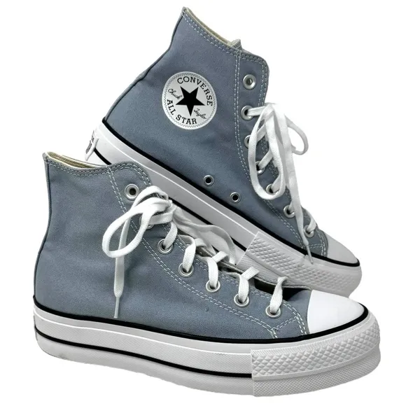 Converse Ctas Lift Platform High Casual Sneakers Women's Canvas 570434C -WBLB