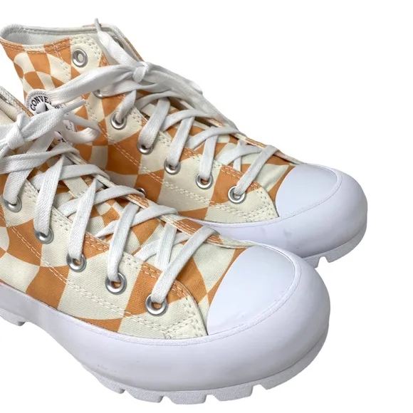 Converse Ctas Lugged High Top Sneakers Women's Size Orange Candy Canvas A10018C