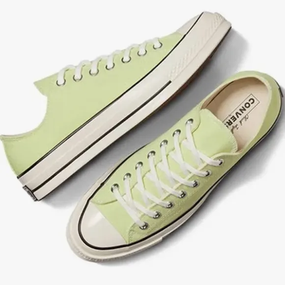 Converse Light Green Canvas Sneakers