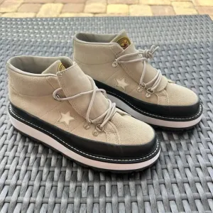 Converse One Star Mid Fleece Lined Boots Papyrus Women's Boots 566164C Size 7.5