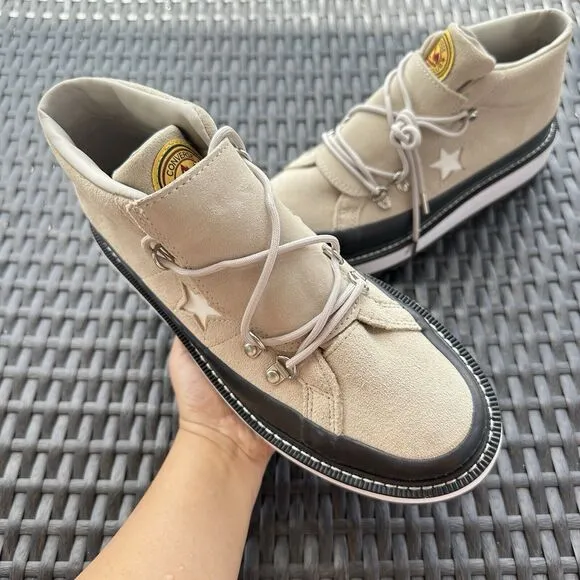 Converse One Star Mid Fleece Lined Boots Papyrus Women's Boots 566164C Size 7.5