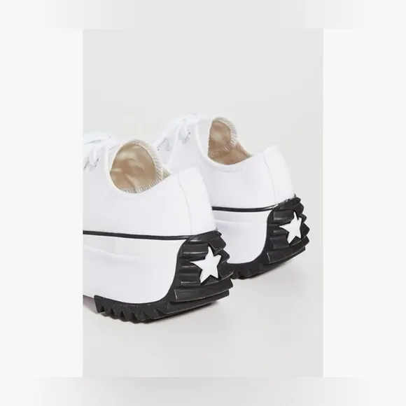 Converse Run Star Hike Low Sneakers - US Men's8.5   - Canvas White