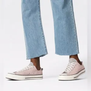 Converse Unisex Chuck 70 Crafted Low Top Stripe Sneakers Sz W 10.5 M 8.5 NEW
